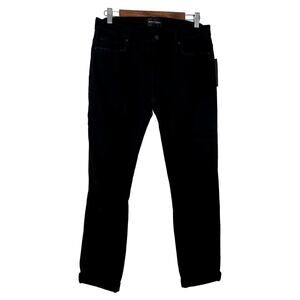 Black Orchid Harper Boyfriend Jeans - Blackout with Holes NWT Size 26